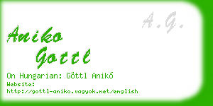 aniko gottl business card